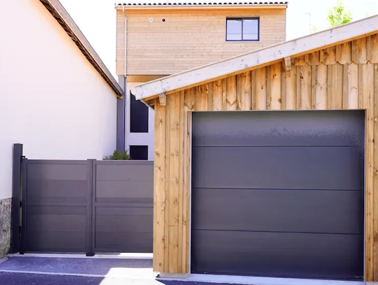 New garage door installation